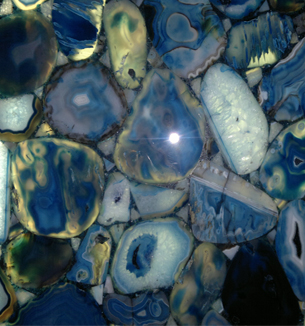 Gemstone slabs