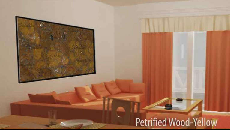 Black Agate Semi Precious Slabs