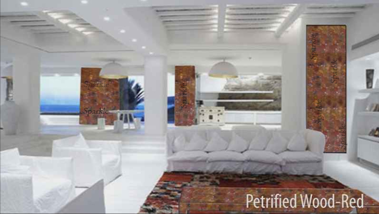 Tiger's Eye Semi Precious Slabs